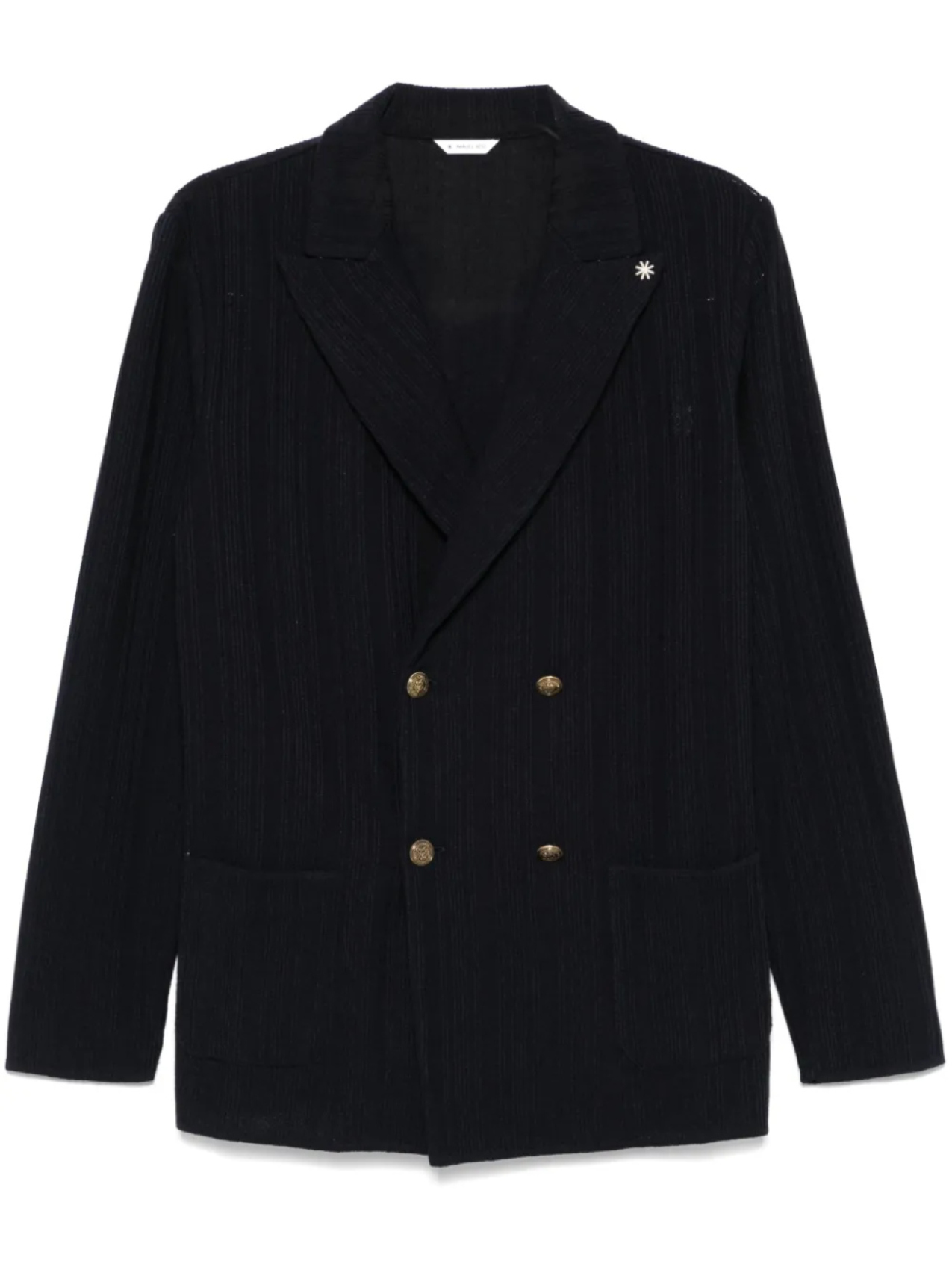 Фактурный блейзер Manuel Ritz, синий 
Фактурный блейзер Manuel Ritz, синий