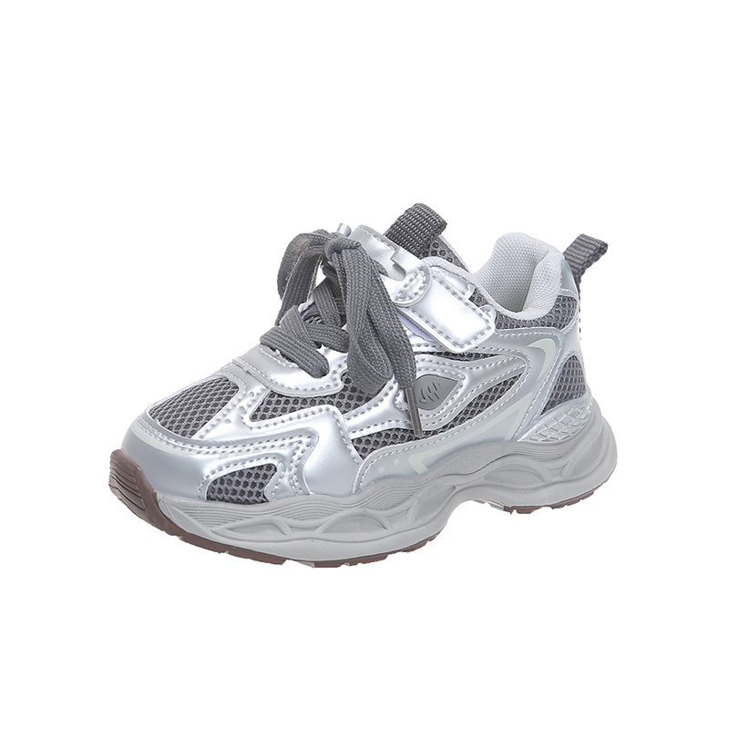 Дышащие низкие повседневные кроссовки для детей TONYBEAR, серебряный
Дышащие низкие повседневные кроссовки для детей TONYBEAR, серебряный