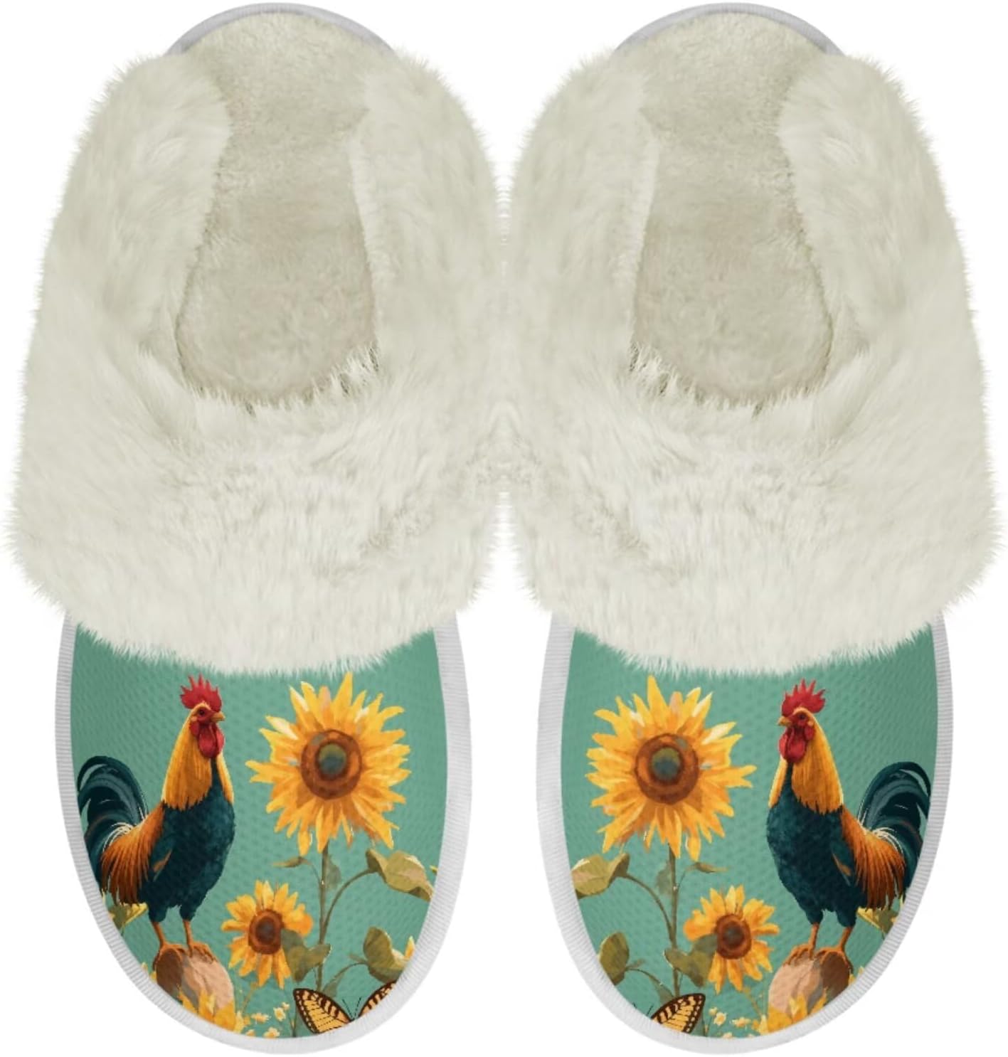Тапочки для дома Binienty для женщин и мужчин, мягкие плюшевые, для утепления дома, Rooster Sunflower
Тапочки для дома Binienty для женщин и мужчин, мягкие плюшевые, для утепления дома, Rooster Sunflower
