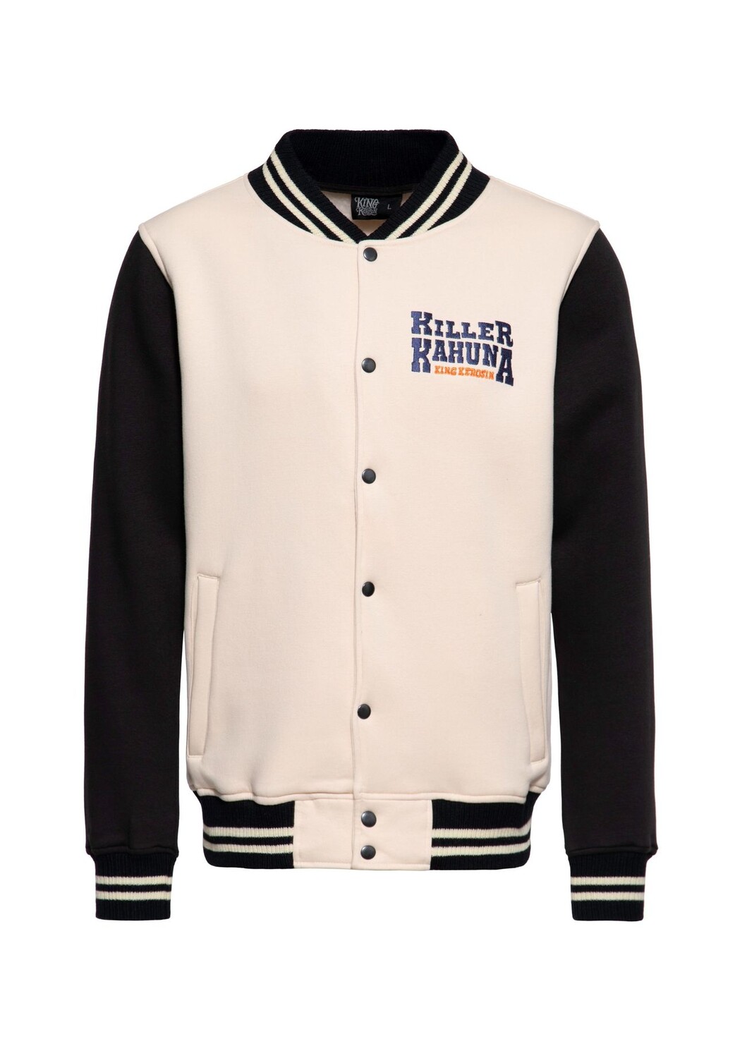 Куртка колледжа с вышивкой в стиле тики Killer Kahuna KING KEROSIN, цвет Ecru, Бежевый, Куртка колледжа с вышивкой в стиле тики Killer Kahuna KING KEROSIN, цвет Ecru
Куртка колледжа с вышивкой в стиле тики Killer Kahuna KING KEROSIN, цвет Ecru, Бежевый, Куртка колледжа с вышивкой в стиле тики Killer Kahuna KING KEROSIN, цвет Ecru