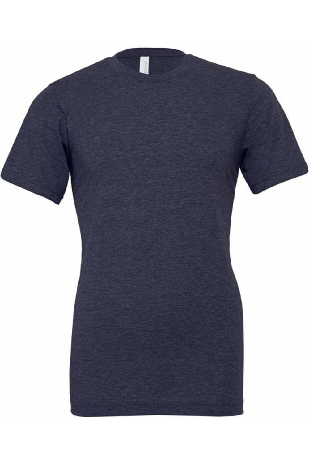 Футболка Bella + Canvas Heather Cvc с коротким рукавом, синий 
Футболка Bella + Canvas Heather Cvc с коротким рукавом, синий