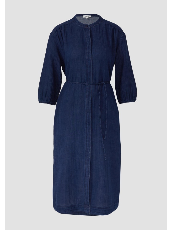 Платье 55Y4_темно-синего цвета s.Oliver
Платье 55Y4_темно-синего цвета s.Oliver