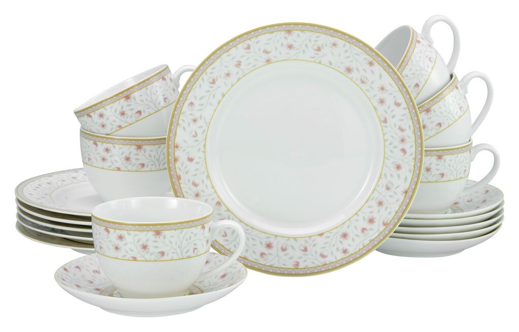 CreaTable, 17527, Emilia Cream White, кофейный сервиз 18 предм., фарфор, бежевый
CreaTable, 17527, Emilia Cream White, кофейный сервиз 18 предм., фарфор, бежевый