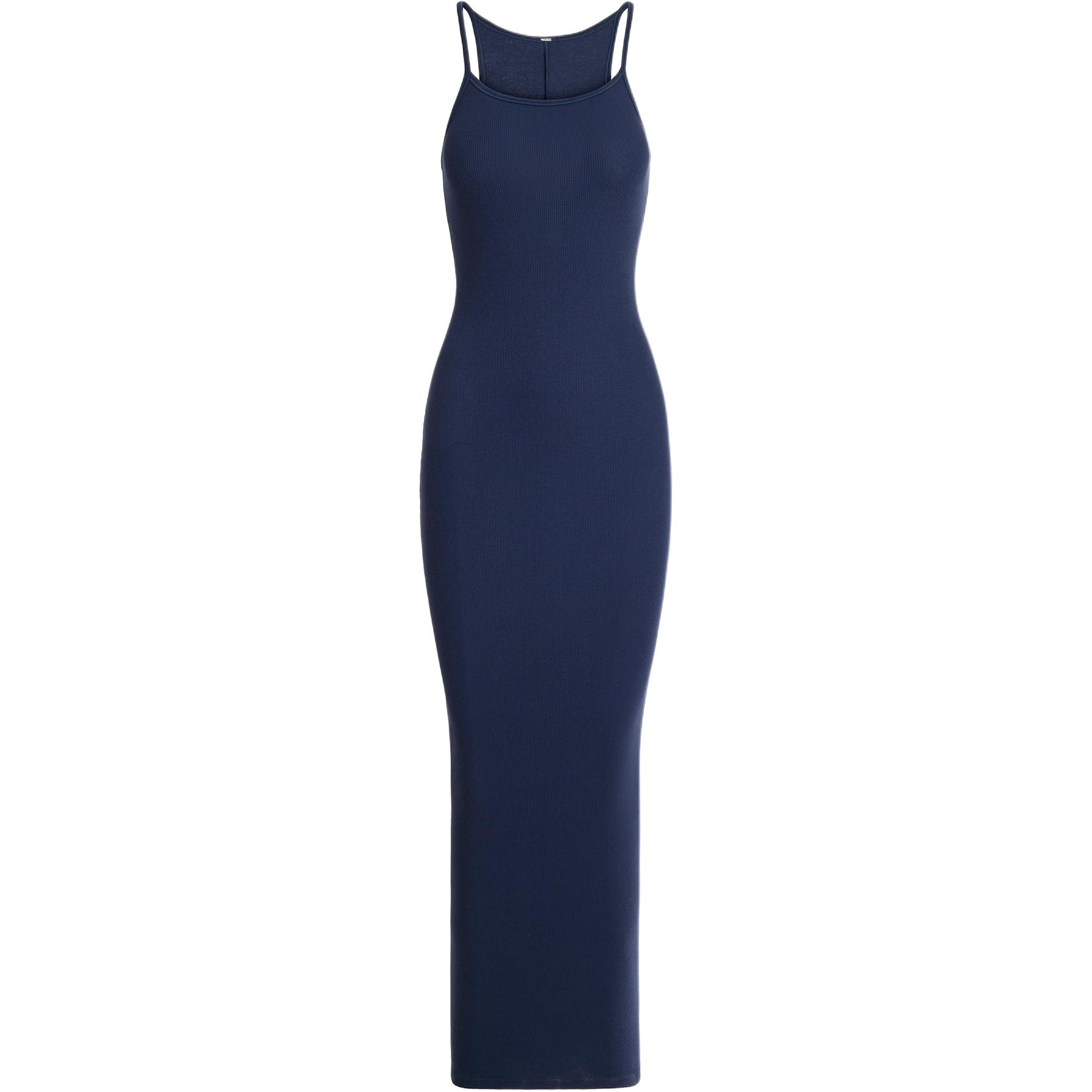 Skims Хлопковое риббаное длинное платье-камисоль Slip Dress Women's NAVY/Marine Blue
Skims Хлопковое риббаное длинное платье-камисоль Slip Dress Women's NAVY/Marine Blue