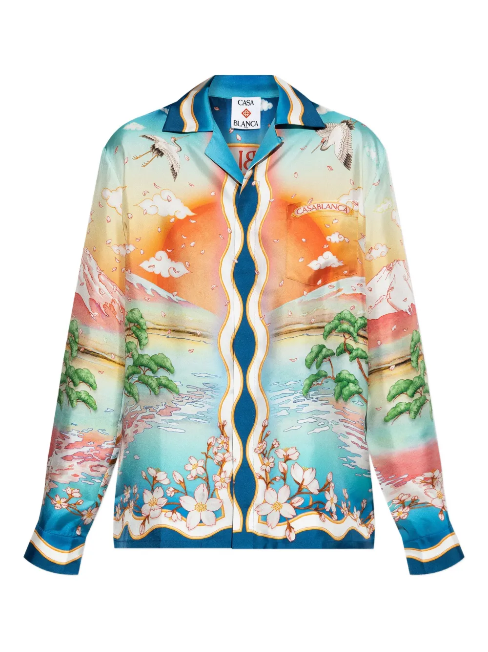 Шелковая рубашка Tennis Club CASABLANCA, синий
Шелковая рубашка Tennis Club CASABLANCA, синий