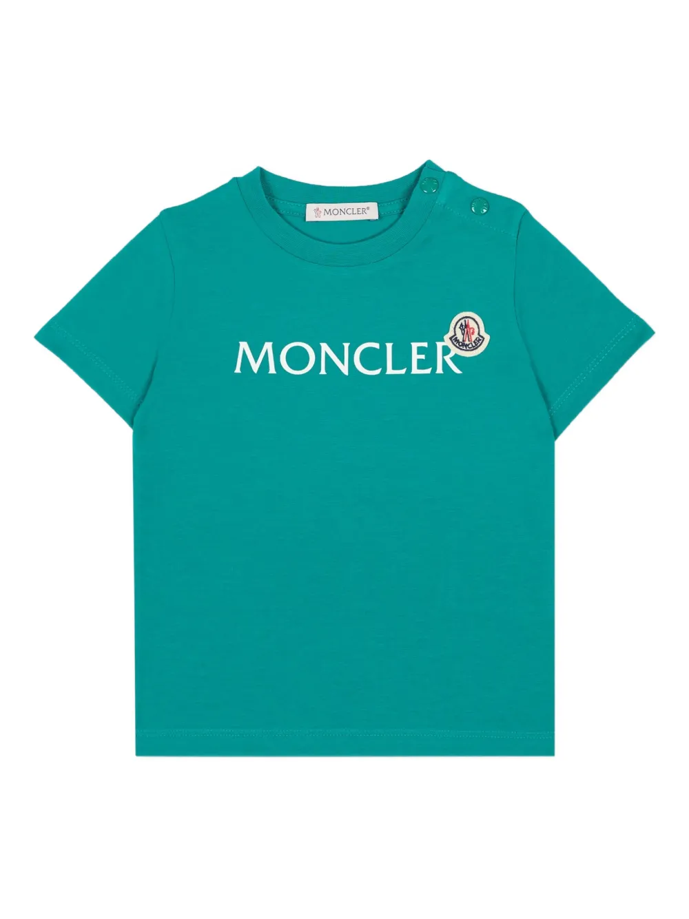 Футболка с короткими рукавами и логотипом Moncler Enfant, зеленый
Футболка с короткими рукавами и логотипом Moncler Enfant, зеленый