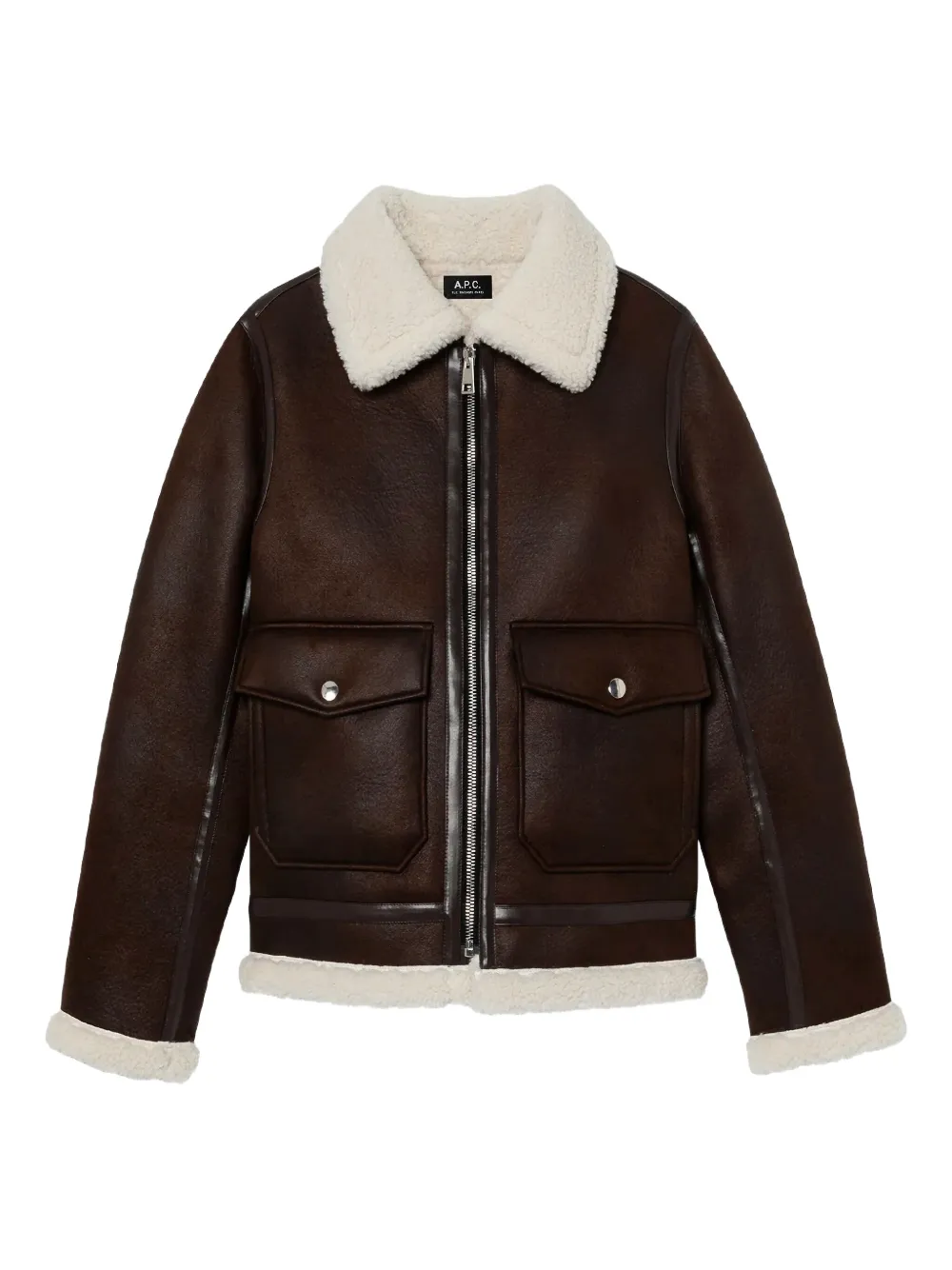 Куртка с длинными рукавами A.P.C., коричневый
Куртка с длинными рукавами A.P.C., коричневый