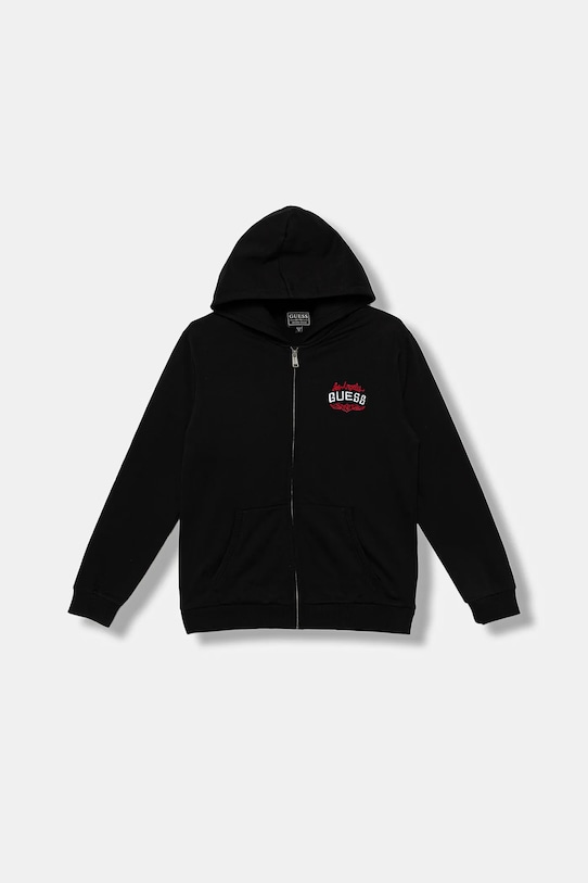 Детская хлопковая толстовка Guess, черный
Детская хлопковая толстовка Guess, черный