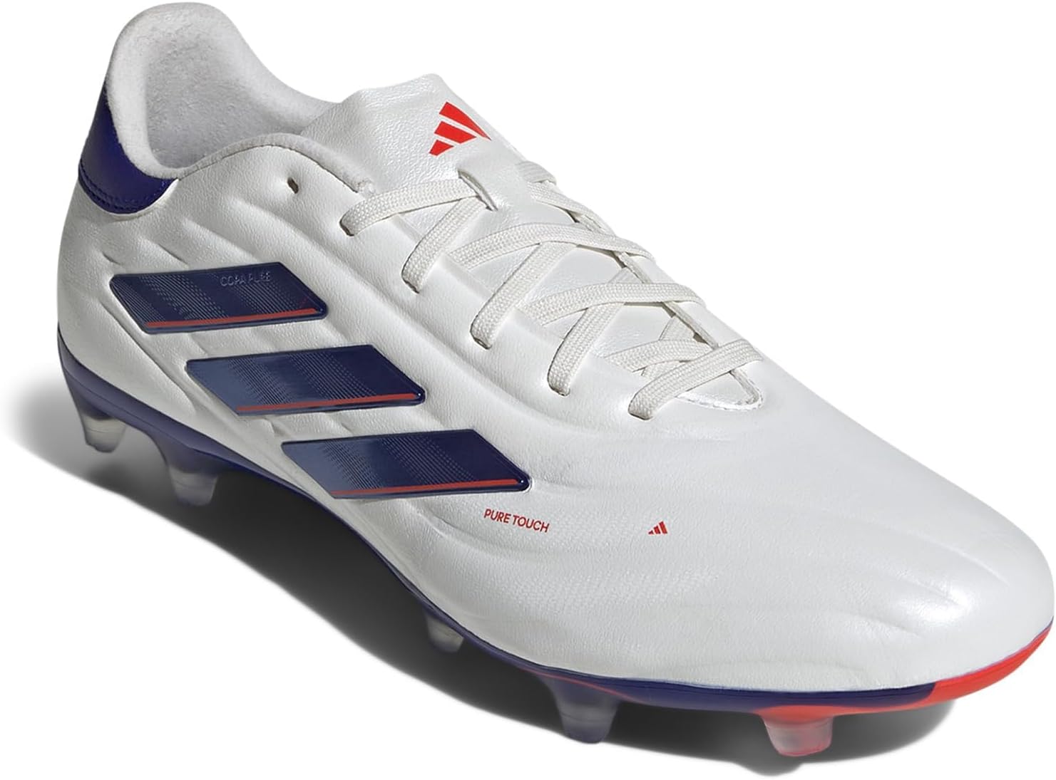 Мужские бутсы Adidas Copa Pure II Pro для твердого грунта, белый/красный/голубой
Мужские бутсы Adidas Copa Pure II Pro для твердого грунта, белый/красный/голубой