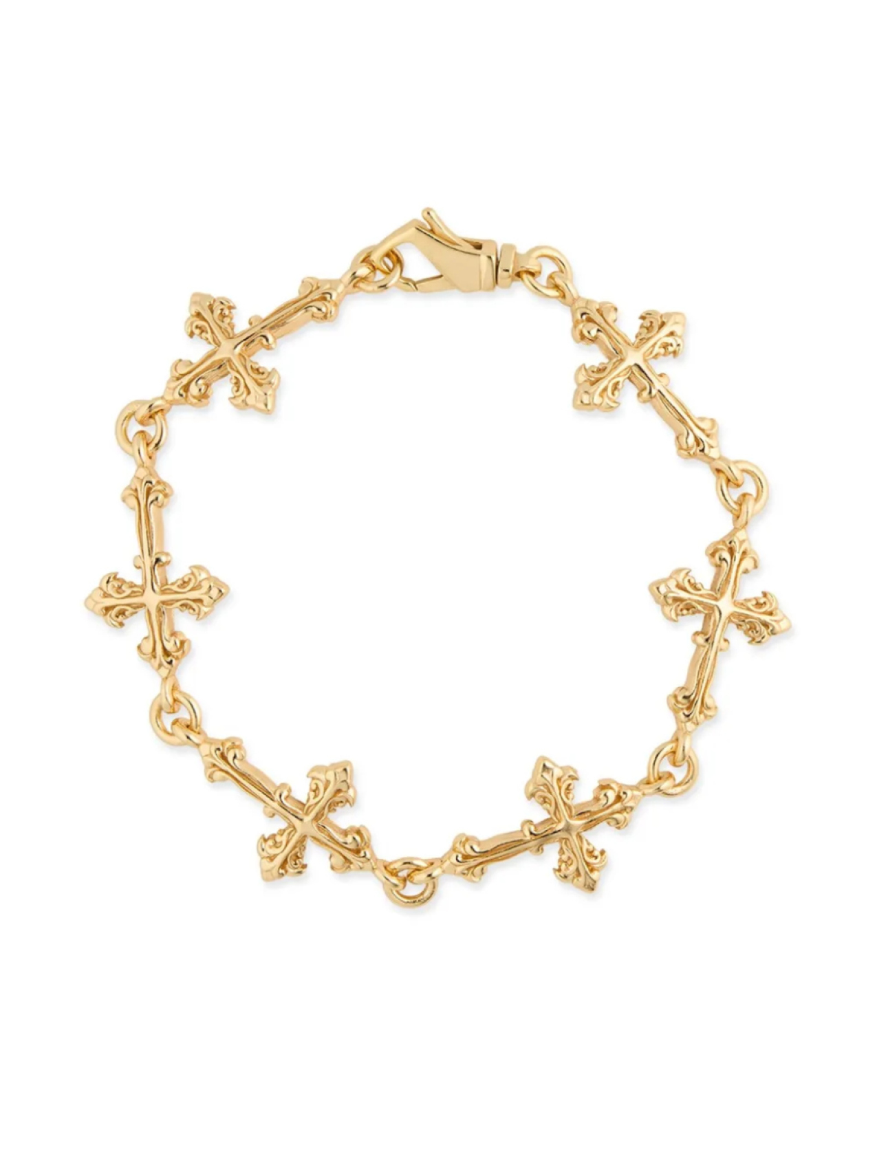 Большой браслет Avelli с несколькими крестиками Emanuele Bicocchi, золотой
Большой браслет Avelli с несколькими крестиками Emanuele Bicocchi, золотой