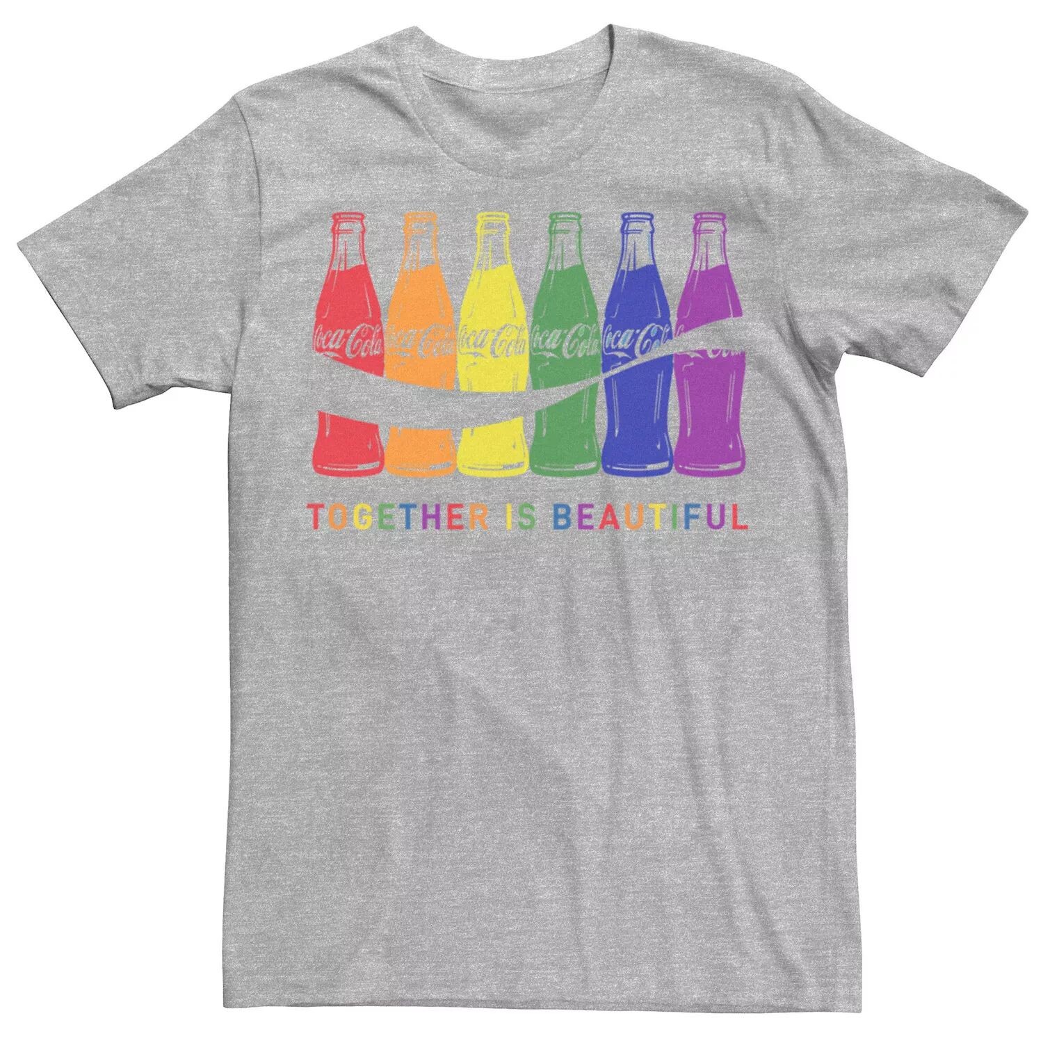 Футболка Coca-Cola Pride Together для взрослых в красивых бутылках Licensed Character
Футболка Coca-Cola Pride Together для взрослых в красивых бутылках Licensed Character