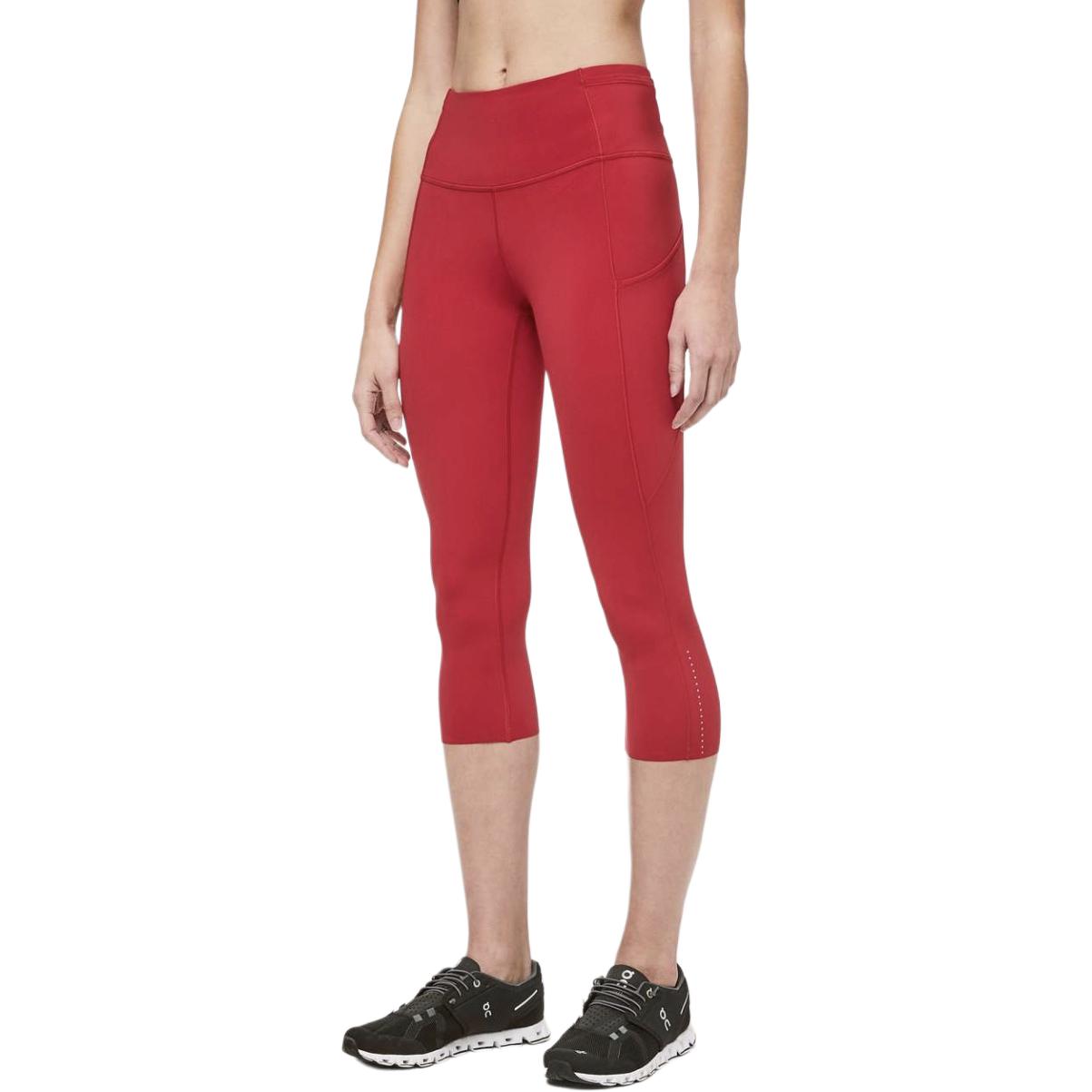 Быстрые и свободные спортивные штаны для женщин Lululemon, темно-красный
Быстрые и свободные спортивные штаны для женщин Lululemon, темно-красный