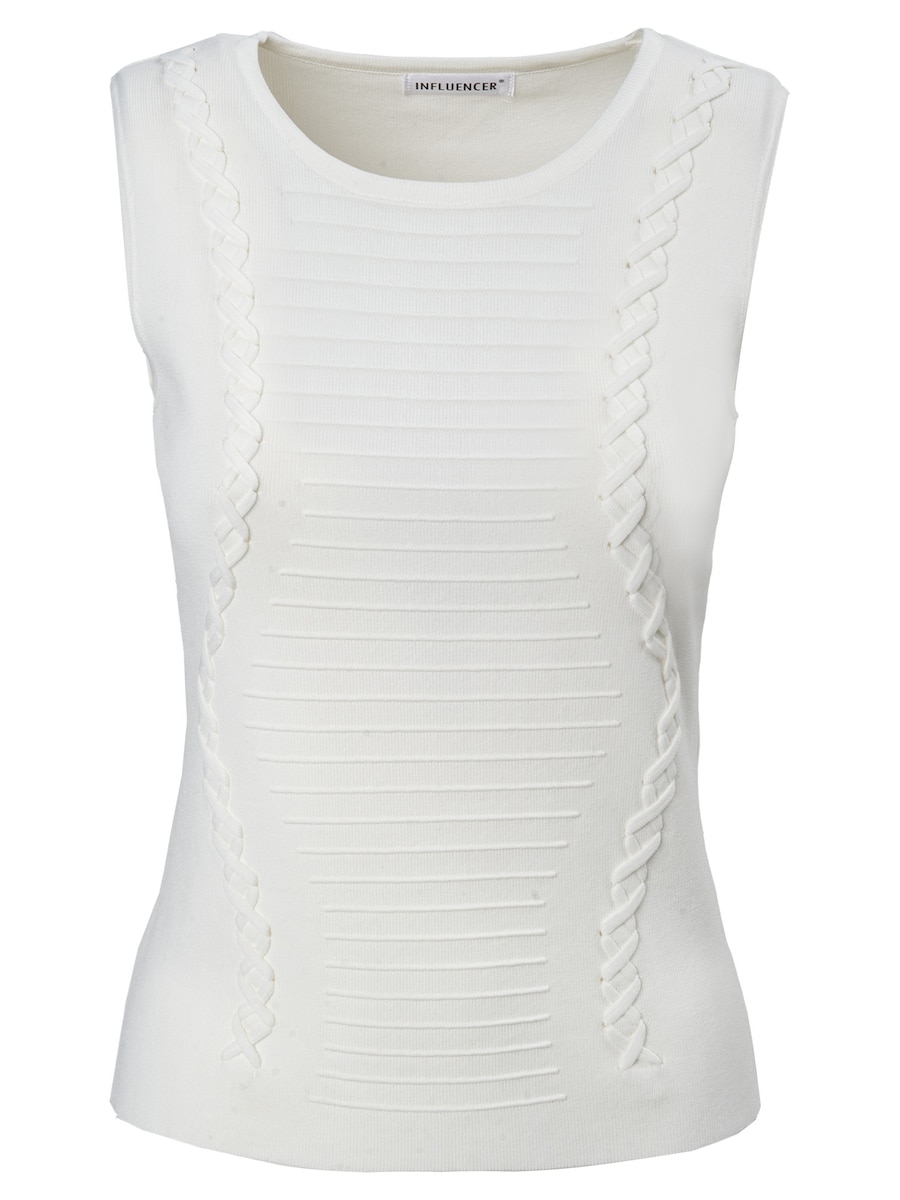 Вязаный топ Influencer, белый
Вязаный топ Influencer, белый