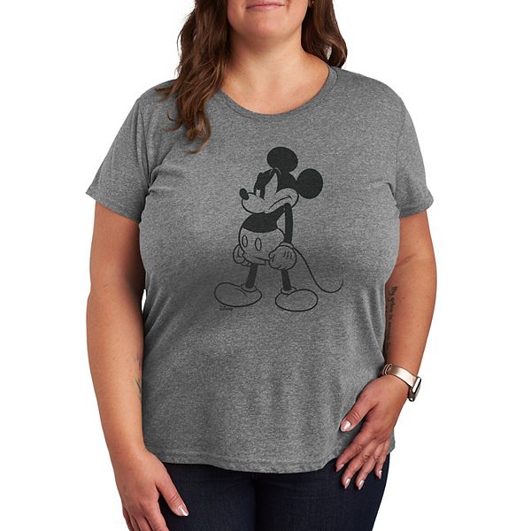 Футболка Plus size с принтом Mickey Mouse Mad Stand Disney, Heather Gray
Футболка Plus size с принтом Mickey Mouse Mad Stand Disney, Heather Gray