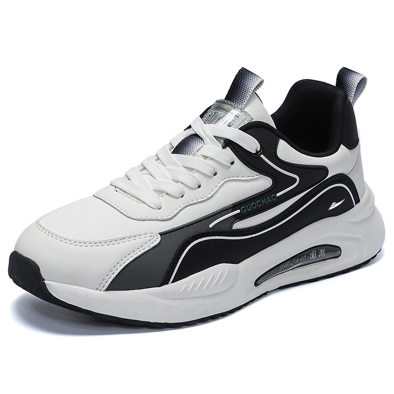 Kuding Мужские противоскользящие кеды белые всесезонные, цвет White, All-Season 
Kuding Мужские противоскользящие кеды белые всесезонные, цвет White, All-Season