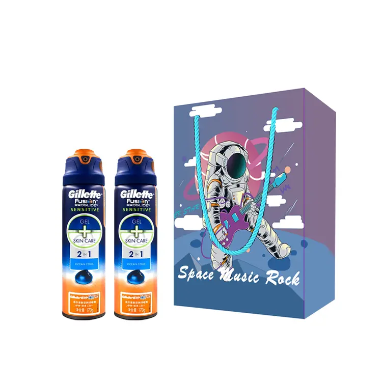 Пена для бритья Fresh Ocean Gel 170 г/бутылка Gillette, Gillette Shaving Foam 2-Pack+Space Shopping Bag
Пена для бритья Fresh Ocean Gel 170 г/бутылка Gillette, Gillette Shaving Foam 2-Pack+Space Shopping Bag