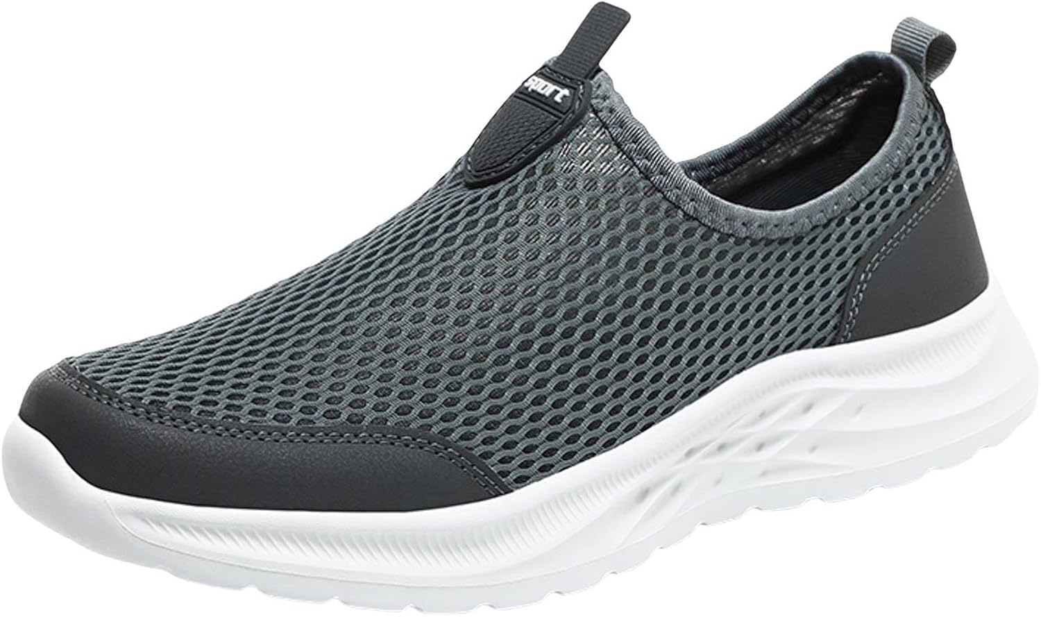 Мужские слипоны IWIHMIV, повседневные спортивные кроссовки для мужчин, для ходьбы, дышащие, с сеткой, легкие, с мягкой подошвой, темно-серый
Мужские слипоны IWIHMIV, повседневные спортивные кроссовки для мужчин, для ходьбы, дышащие, с сеткой, легкие, с мягкой подошвой, темно-серый