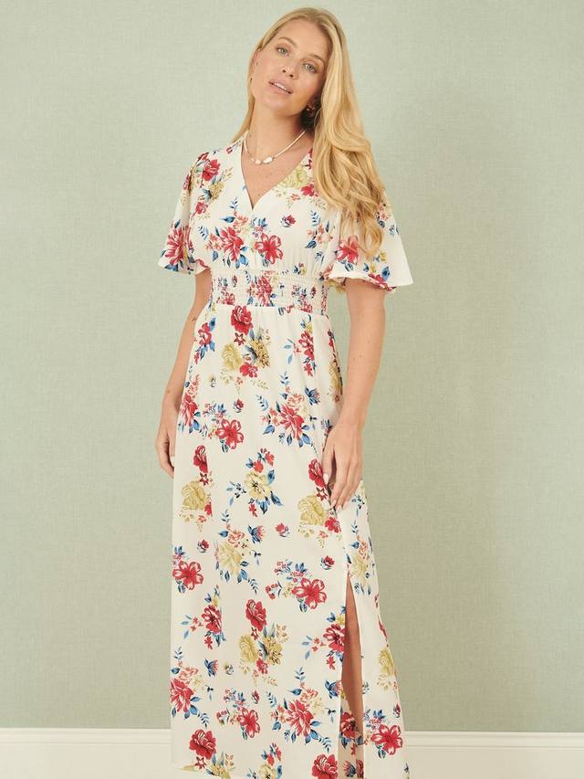 Платье миди с цветочным развевающимся рукавом Yumi, слоновая кость/разноцветный
Платье миди с цветочным развевающимся рукавом Yumi, слоновая кость/разноцветный