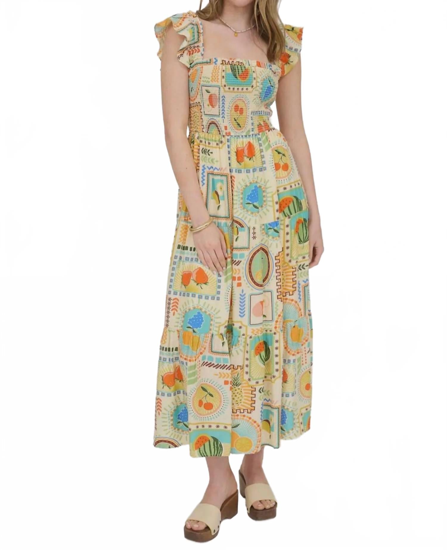 Платье Patchwork Fruits в разноцветном стиле Blu Pepper, мультиколор
Платье Patchwork Fruits в разноцветном стиле Blu Pepper, мультиколор