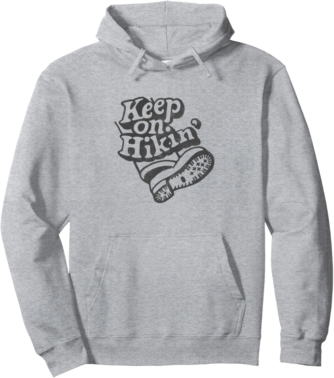 Толстовка с капюшоном Keep On Hikin' Boot Hoodie Trendy Apparel, серый
Толстовка с капюшоном Keep On Hikin' Boot Hoodie Trendy Apparel, серый