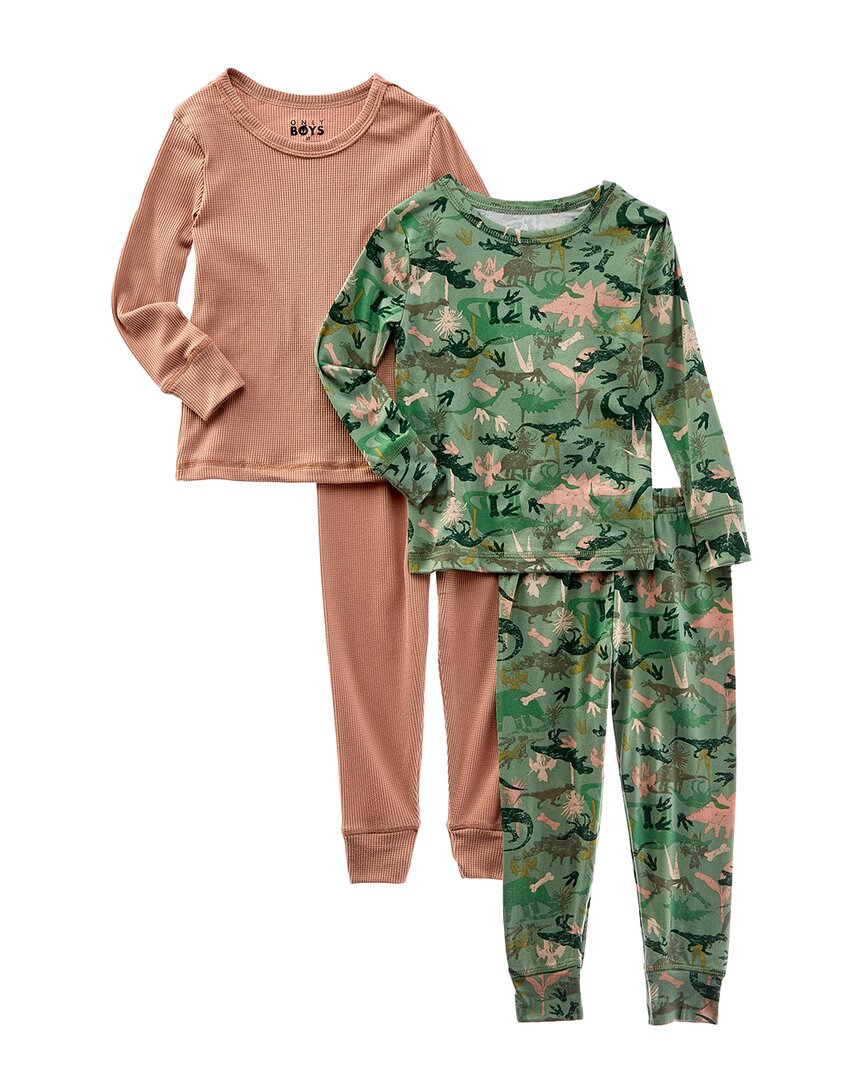 Пижамный комплект Only Boys из 4 предметов Just Chill Yummy & Brushed Waffle, зеленый
Пижамный комплект Only Boys из 4 предметов Just Chill Yummy & Brushed Waffle, зеленый