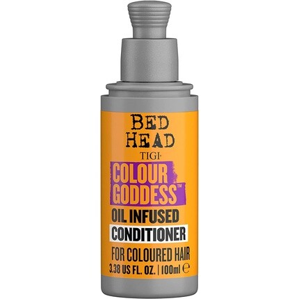 Кондиционер Bed Head By Color Goddess, идеально подходящий для окрашенных волос в путешествиях, размер 100 мл, Tigi
Кондиционер Bed Head By Color Goddess, идеально подходящий для окрашенных волос в путешествиях, размер 100 мл, Tigi