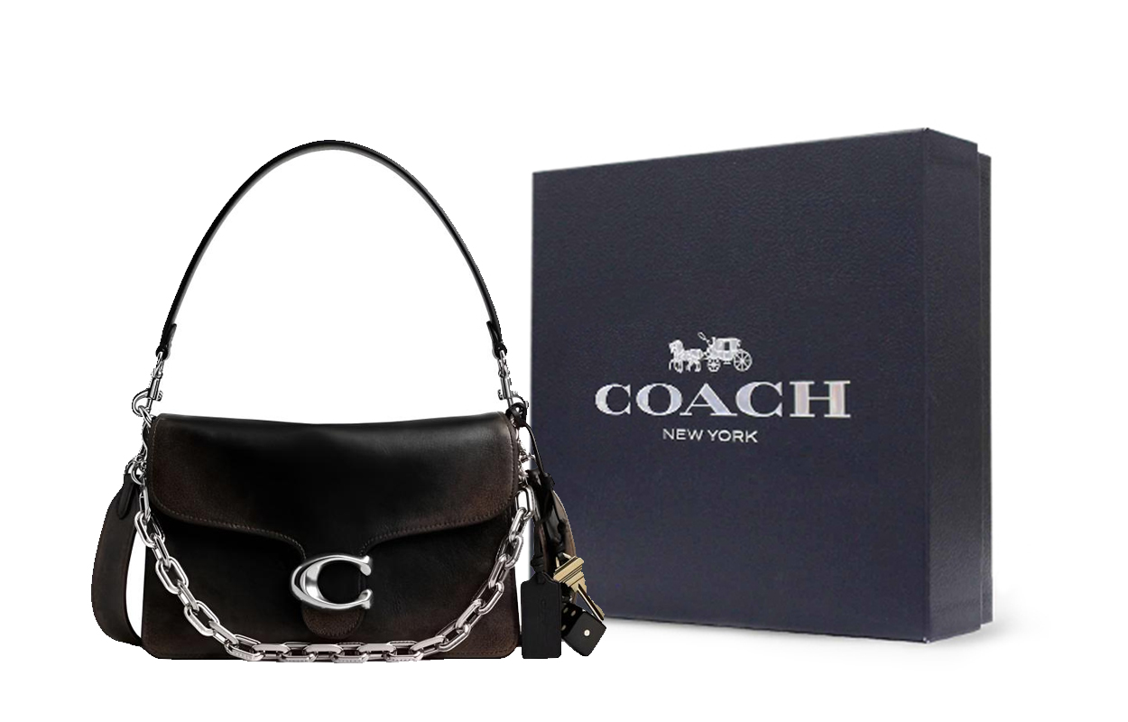 COACH Табби Кожаная Сумка Через Плечо Среднего Размера Женская Черная и Коричневая
COACH Табби Кожаная Сумка Через Плечо Среднего Размера Женская Черная и Коричневая