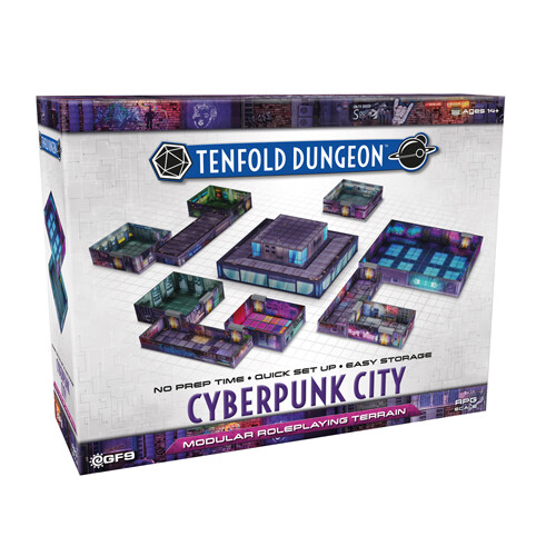 Коробка для хранения настольных игр Tenfold Dungeon: Cyberpunk City
Коробка для хранения настольных игр Tenfold Dungeon: Cyberpunk City
