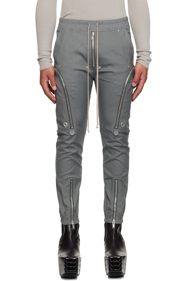 Rick Owens Серые конкордансы, брюки-карго в стиле Баухаус
Rick Owens Серые конкордансы, брюки-карго в стиле Баухаус
