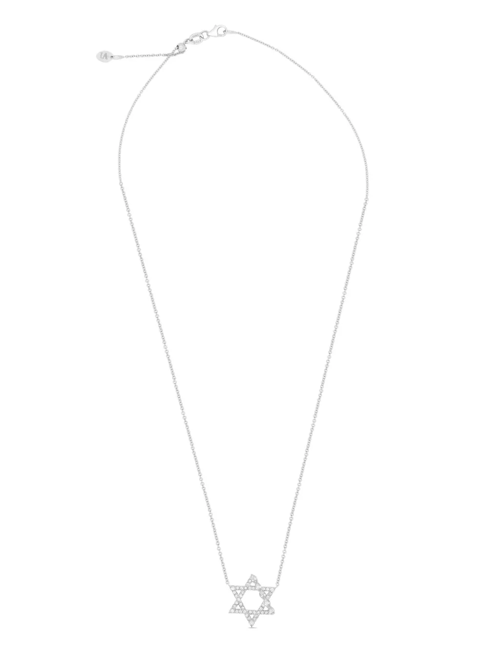 Колье Star Of David из белого золота с бриллиантами из коллаборации с Sammy Jacqueline Jewels Aficionado, серебяный
Колье Star Of David из белого золота с бриллиантами из коллаборации с Sammy Jacqueline Jewels Aficionado, серебяный