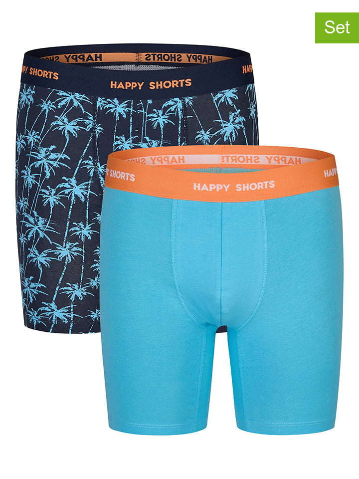 Happy Shorts Комплект из 2 штук: боксерские шорты темно-синего/бирюзового цвета
Happy Shorts Комплект из 2 штук: боксерские шорты темно-синего/бирюзового цвета