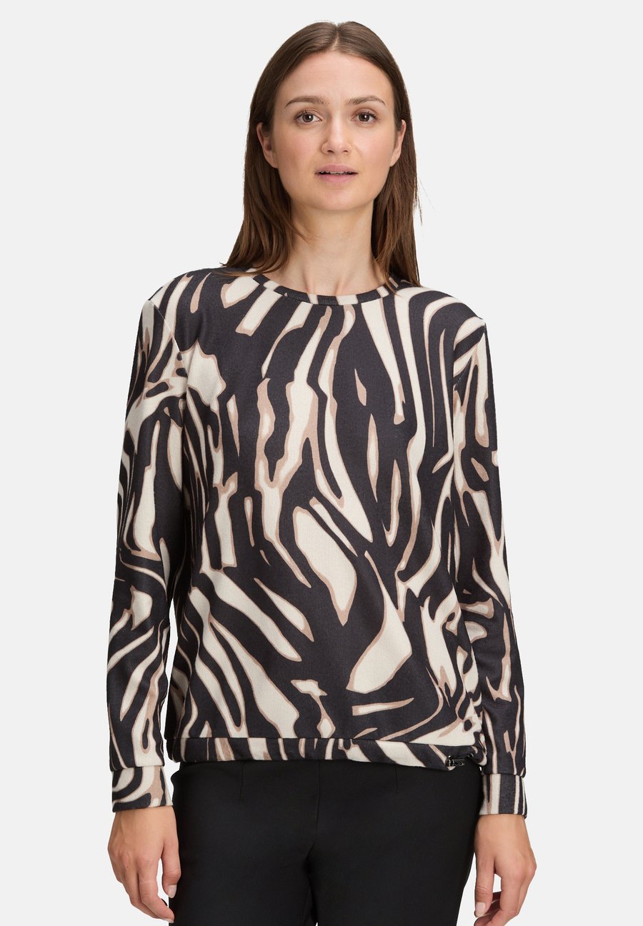 Толстовка Betty & Co Sweatshirt, Nature Black/Beige
Толстовка Betty & Co Sweatshirt, Nature Black/Beige