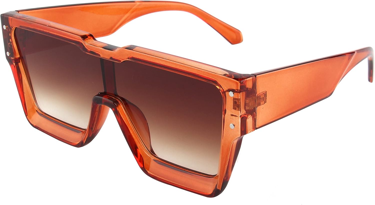 Солнцезащитные очки KENBO большого размера для женщин и мужчин, модные квадратные солнцезащитные очки с цельными линзами, большие солнцезащитные очки, Brown Frame - Gradiant Brown Lens
Солнцезащитные очки KENBO большого размера для женщин и мужчин, модные квадратные солнцезащитные очки с цельными линзами, большие солнцезащитные очки, Brown Frame - Gradiant Brown Lens