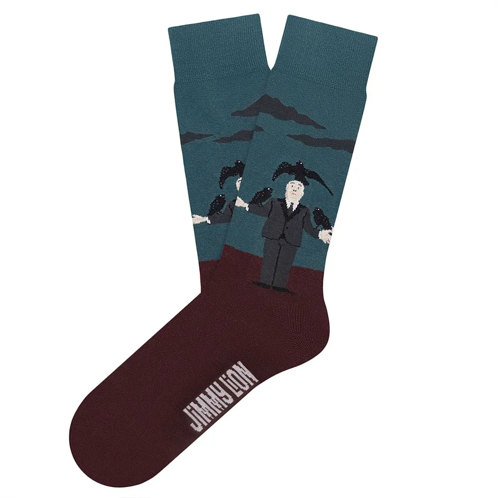 Носки Jimmy Lion Hitchcock Crows crew, красный/синий
Носки Jimmy Lion Hitchcock Crows crew, красный/синий