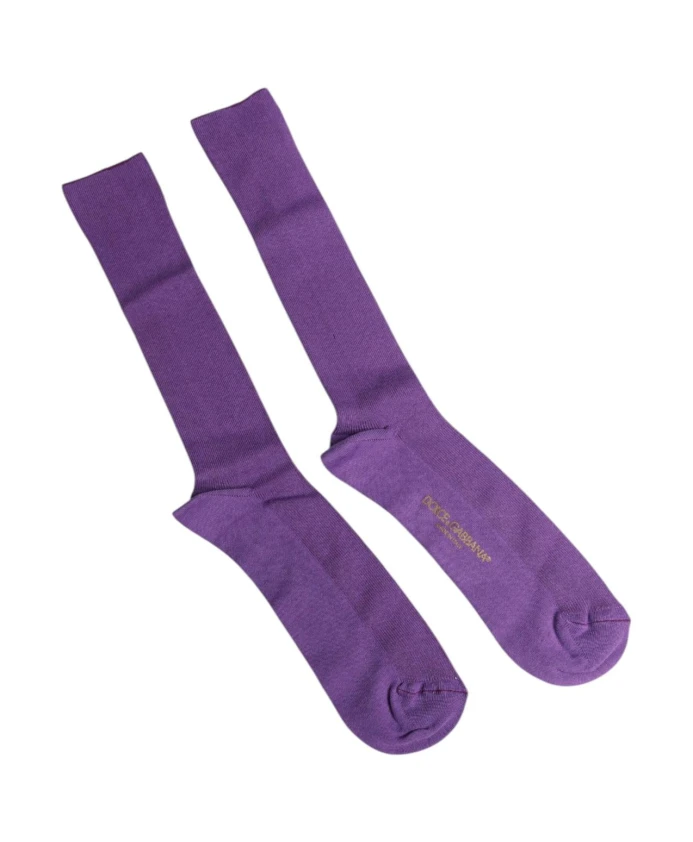 Роскошные хлопковые носки с логотипом Dolce & Gabbana, фиолетовый
Роскошные хлопковые носки с логотипом Dolce & Gabbana, фиолетовый