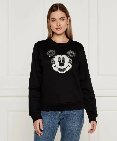 Толстовка Desigual с Микки Диснеем, да! Regular fit Desigual, черный 
Толстовка Desigual с Микки Диснеем, да! Regular fit Desigual, черный