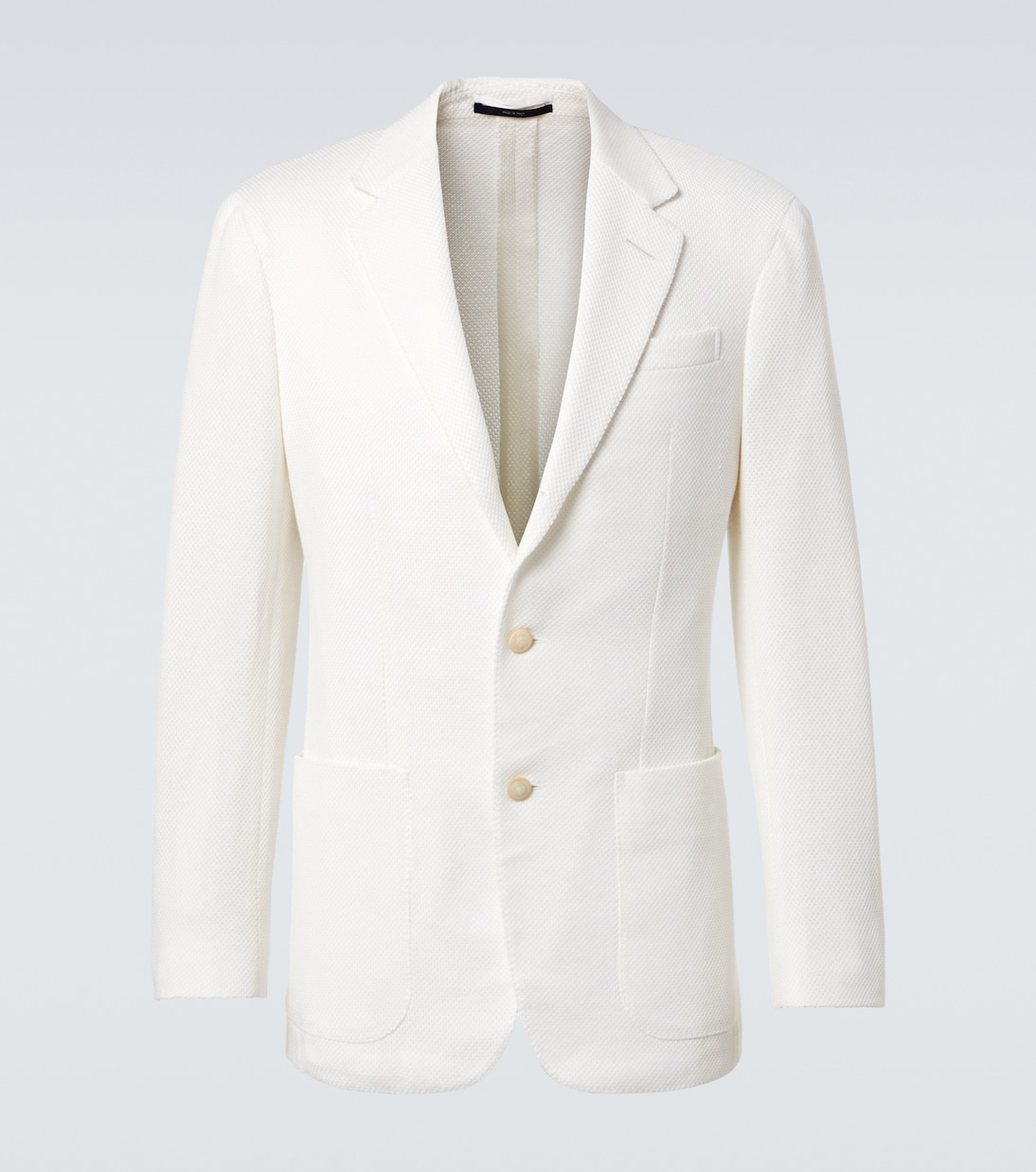 Блейзер из хлопкового пике Dunhill, белый
Блейзер из хлопкового пике Dunhill, белый