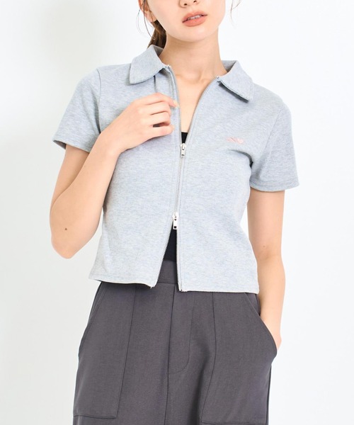 Топ с двойной молнией и ребристой отделкой ANAP, серый
Топ с двойной молнией и ребристой отделкой ANAP, серый