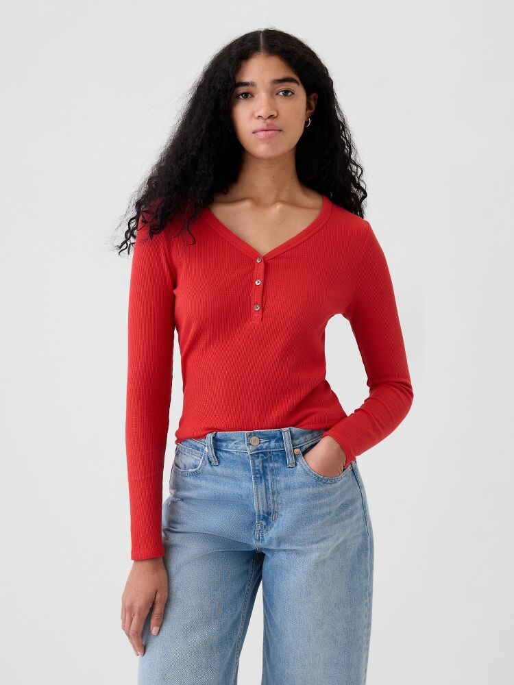 Структурированная футболка Gap, красный
Структурированная футболка Gap, красный