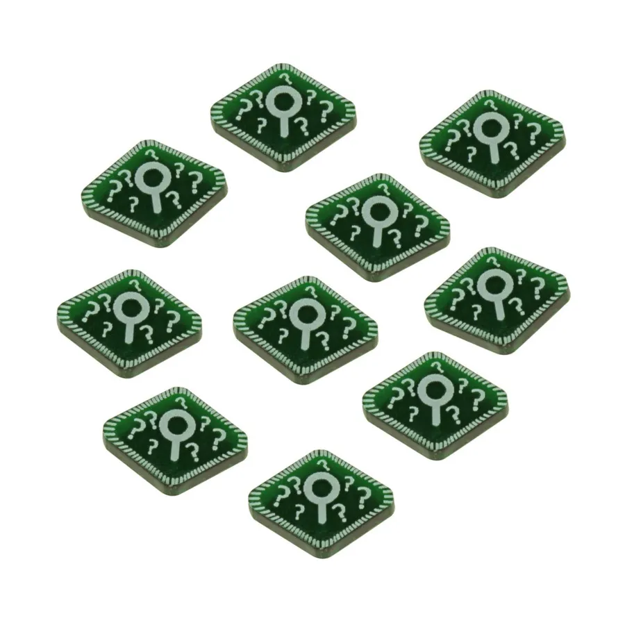Жетоны улик Ктулху — полупрозрачный зеленый, Arkham Horror - Call of Cthulhu Gaming Accessories (Litko Aerosystems)
Жетоны улик Ктулху — полупрозрачный зеленый, Arkham Horror - Call of Cthulhu Gaming Accessories (Litko Aerosystems)