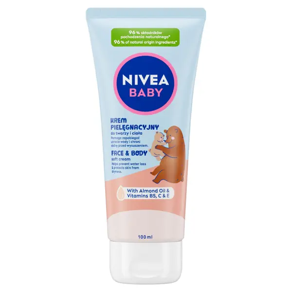 Крем для ухода за лицом и телом, 100 мл Nivea Baby 
Крем для ухода за лицом и телом, 100 мл Nivea Baby