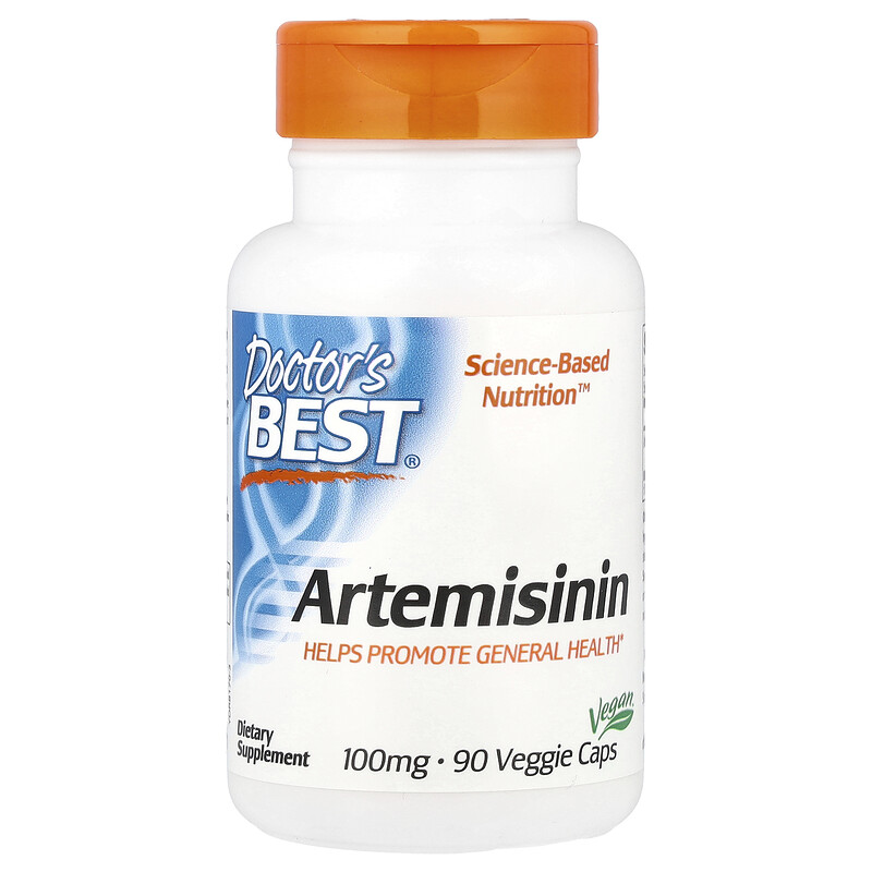Doctor's Best, артемизинин, 200 мг, 90 растительных капсул (100 мг в 1 капсуле)
Doctor's Best, артемизинин, 200 мг, 90 растительных капсул (100 мг в 1 капсуле)