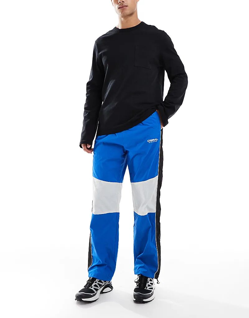 Спортивные штаны с цветными блоками синего цвета Criminal Damage
Спортивные штаны с цветными блоками синего цвета Criminal Damage