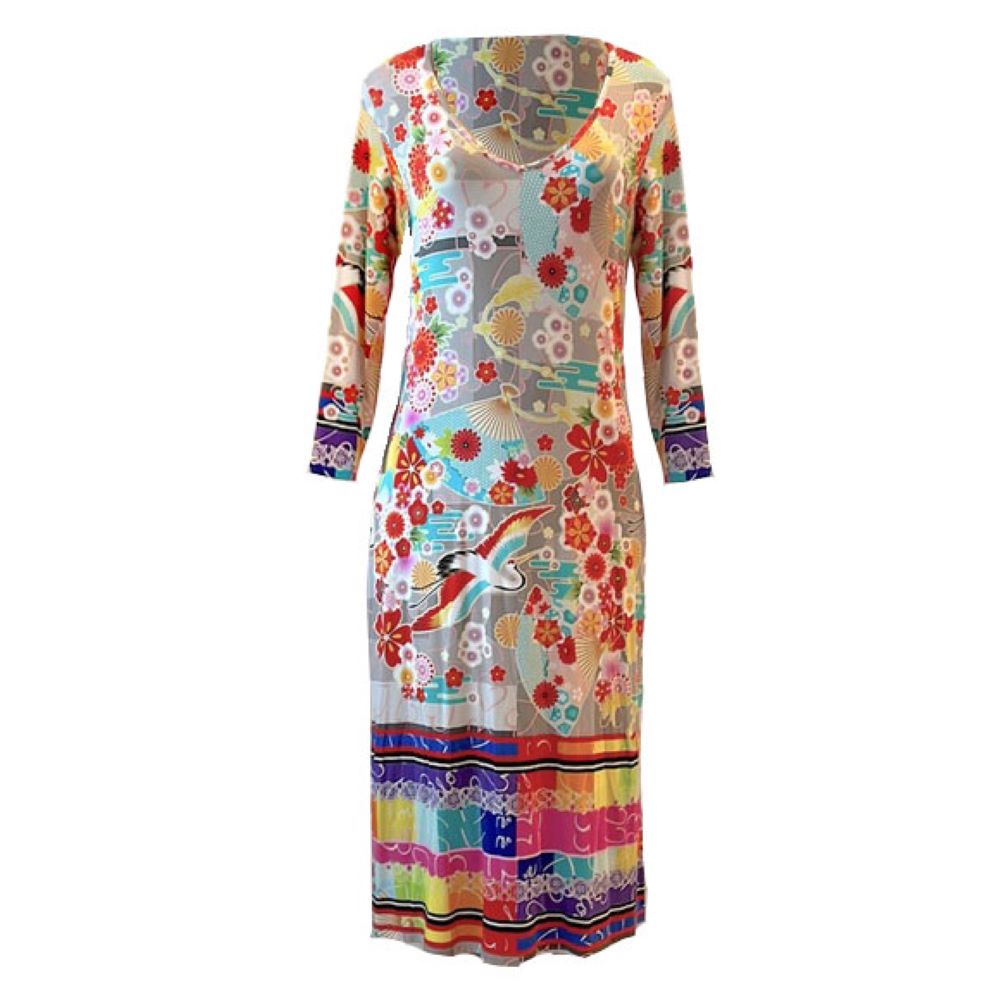 Johnny Was Женское трикотажное платье Fuji с высоким разрезом и рукавом 3/4 Длина миди Многоцветный, мультиколор
Johnny Was Женское трикотажное платье Fuji с высоким разрезом и рукавом 3/4 Длина миди Многоцветный, мультиколор