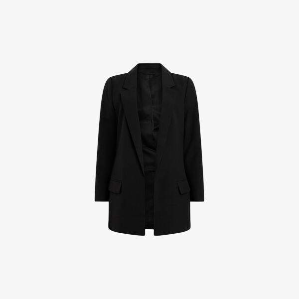Aleida tri однобортный пиджак прямого кроя из эластичной ткани Allsaints, черный
Aleida tri однобортный пиджак прямого кроя из эластичной ткани Allsaints, черный