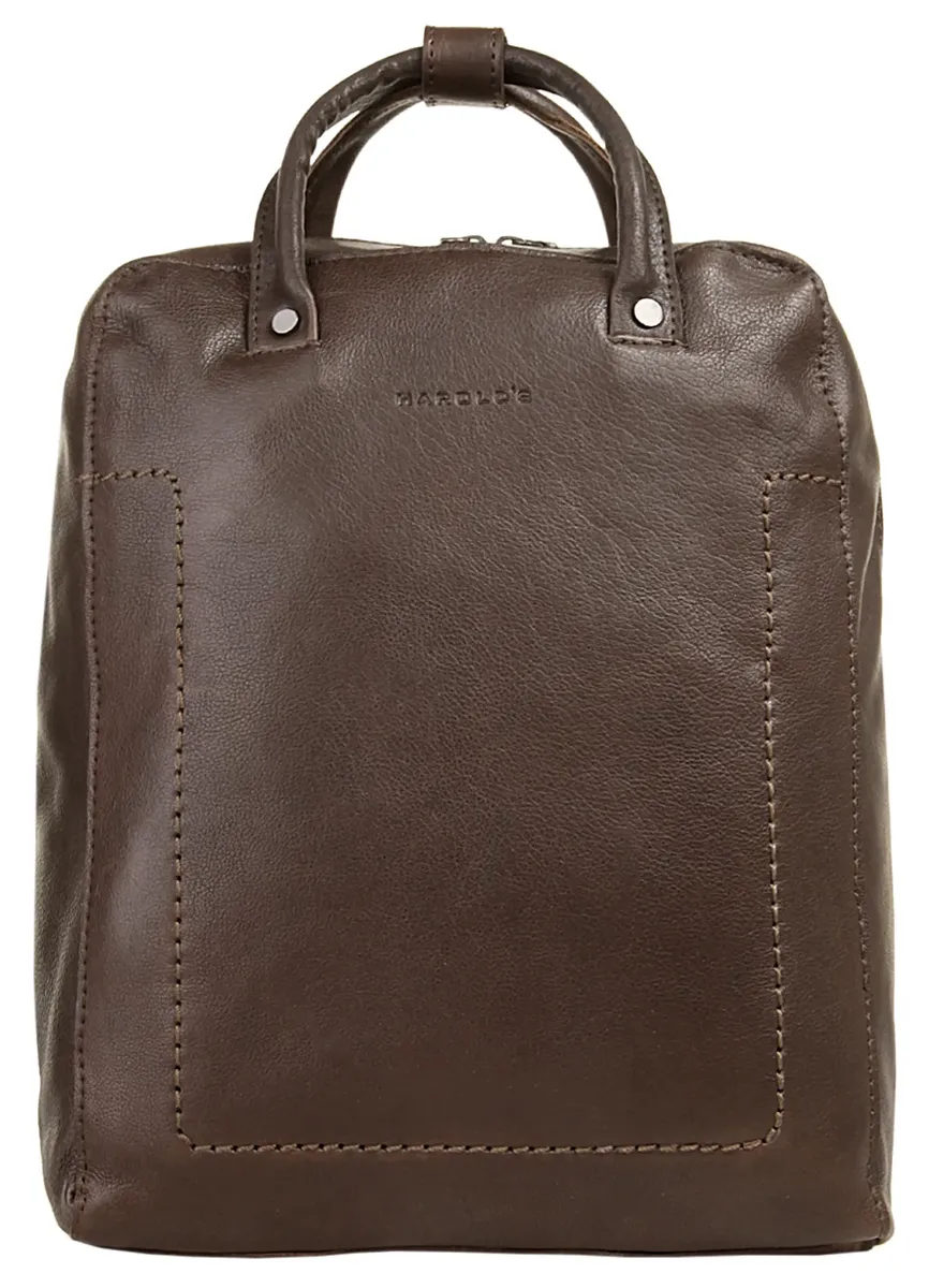 Рюкзак для ноутбука Гарольда "CHAUGIO", натуральная кожа Harold'S, коричневый 
Рюкзак для ноутбука Гарольда "CHAUGIO", натуральная кожа Harold'S, коричневый