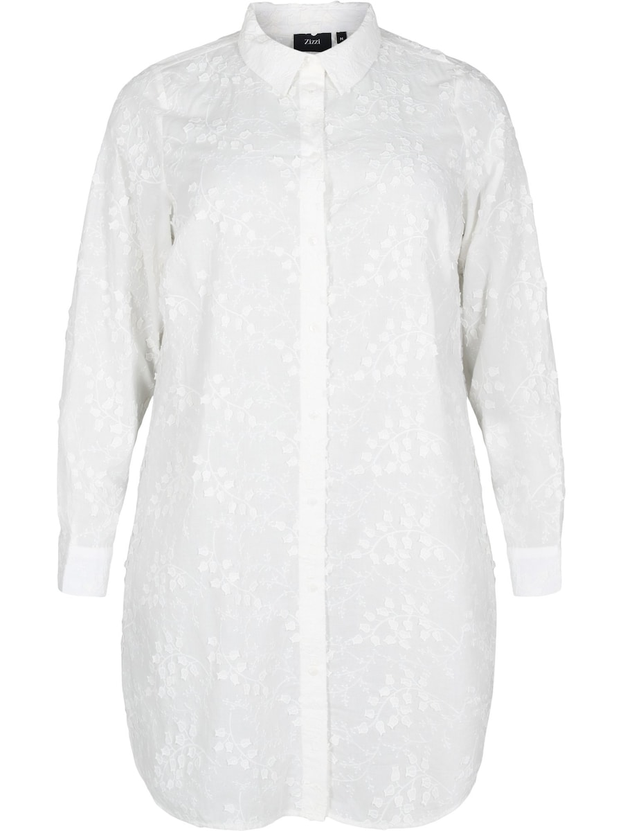 Платье-рубашка Zizzi Mricca, белый
Платье-рубашка Zizzi Mricca, белый