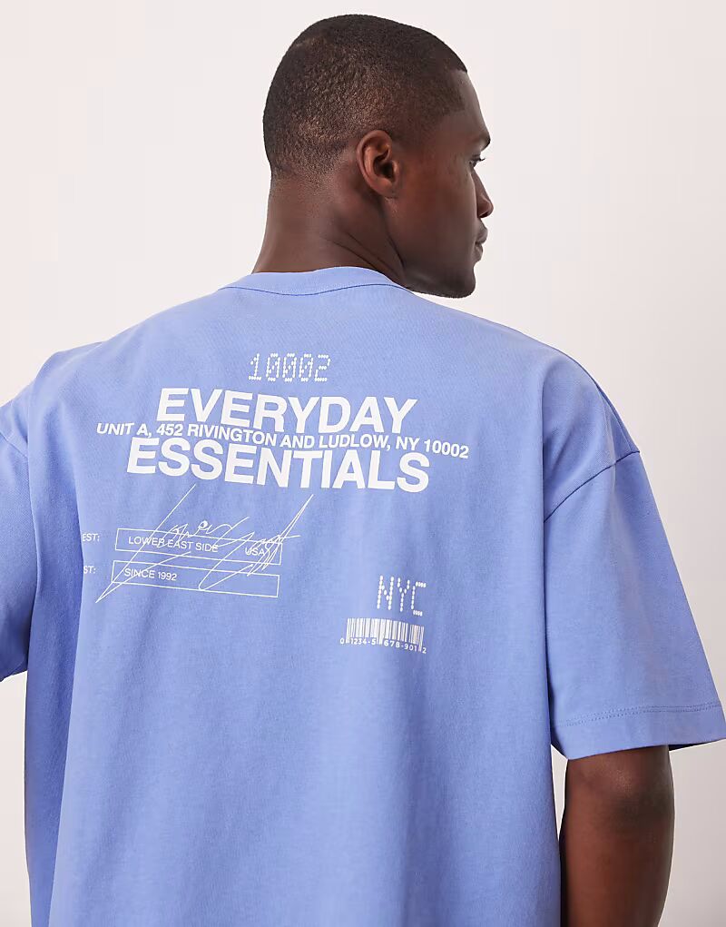 Футболка свободного кроя ASOS DESIGN с текстовым принтом на спине в выцветшем синем цвете
Футболка свободного кроя ASOS DESIGN с текстовым принтом на спине в выцветшем синем цвете