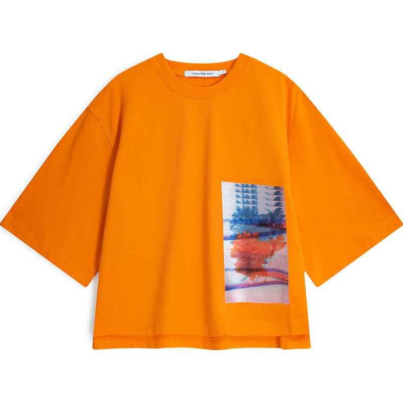 Футболка женская оранжевая Calvin Klein, оранжевый
Футболка женская оранжевая Calvin Klein, оранжевый