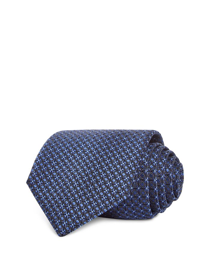 Шелковый классический галстук с геометрическим узором Canali, синий
Шелковый классический галстук с геометрическим узором Canali, синий